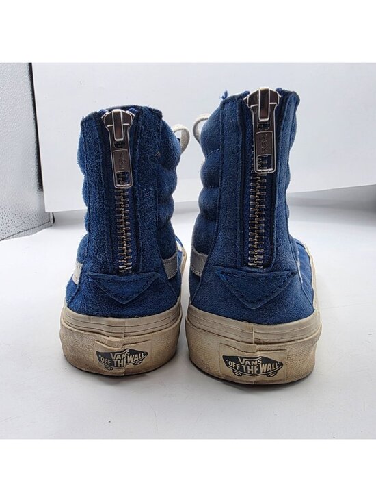 Vans Sk8-Hi Mens 5.5 Blue White Hi Top Skateboarding Shoes Scotchgard Skate main image 11